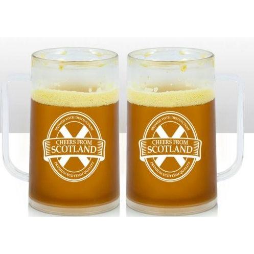 T - Beer Tankards - Cheers from Scotland 12pcs