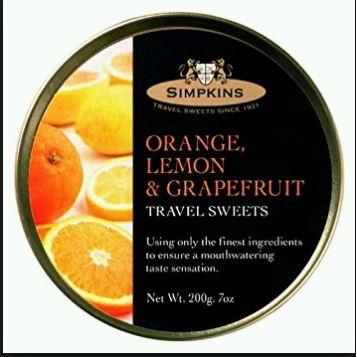 Simpkins Orange, lemon & grapefruit Tin