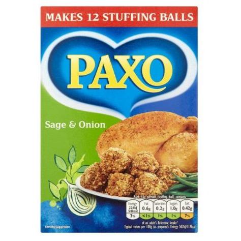 Paxo Sage & Onion Stuffing