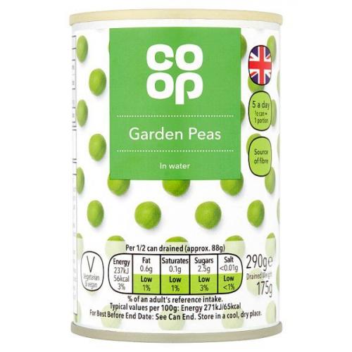 Coop - Garden Peas in Water
