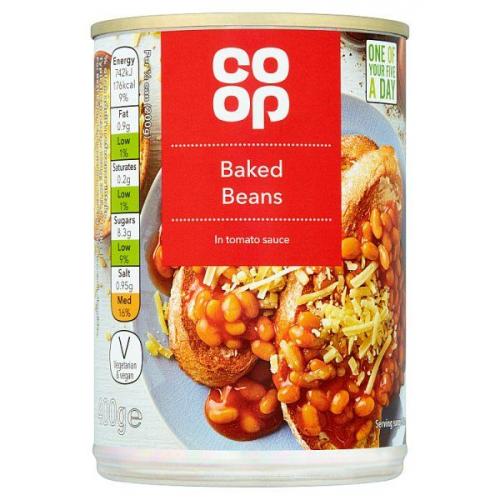 Coop Baked Beans in Tomato Sauce