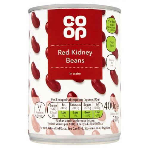 Coop - Red Kidney Beans in Water