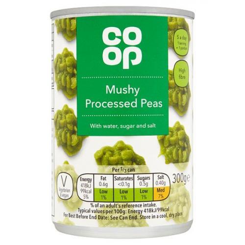 Coop Mushy Processed Peas