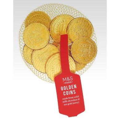M&S Net Of Gold Coins