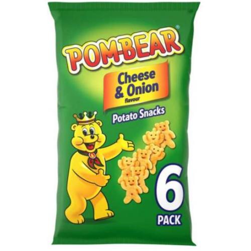 Pom-Bear Multipack - Cheese & Onion