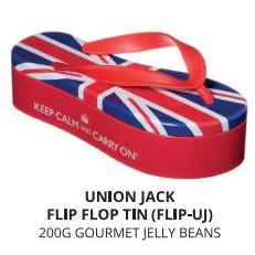 IB - FLIP-UJ - Union Jack Flip Flop Jelly Beans