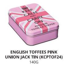 IB - KCPTOF24 -  English Toffee Pink Union Jack Tin