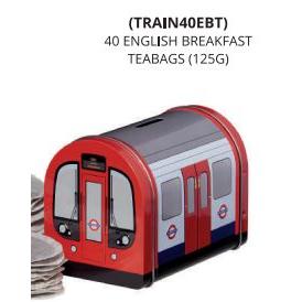 IB - TRAIN40EBT - London Tube Train Tin 40 English Breakfast Teabags