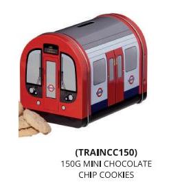 IB - TRAINCC150 - London Tube Train Tin Chocolate Chip Cookies