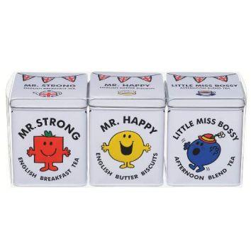 IB - MRSET - Mr. Men & Little Miss Tea & Biscuit set in Plastic Box