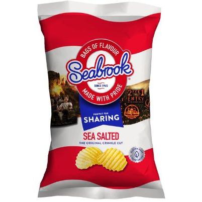 Crisps Seabrook Sea Salt Sharing Bag