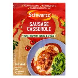 Schwartz Sachets Sausage Casserole 12 x