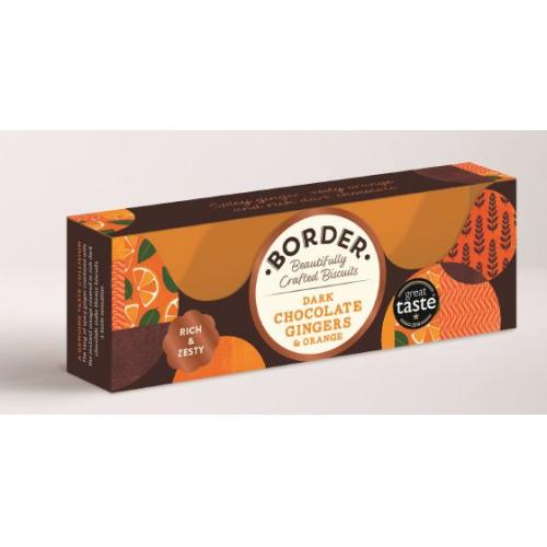 Border Chocolate Gingers Dark & Orange