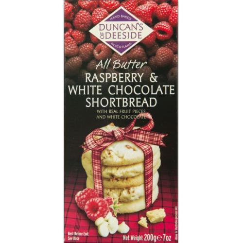 Duncans Shortbread - Raspberry & White Chocolate Chip Box