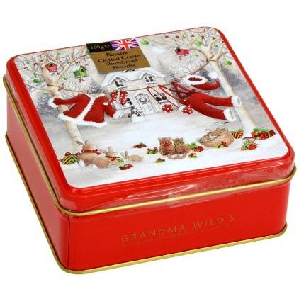 Grandma Wilds Embossed Santa's Washing Line Tin 12 x 100g