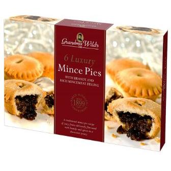 Grandma Wilds Luxury Brandy Mince Pies 12 x 6pk