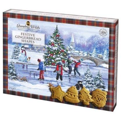 Grandma Wild's Gingerbread Festive Shapes Gift Box