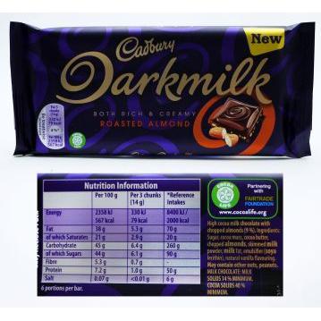 Cadbury Dark Milk Almond