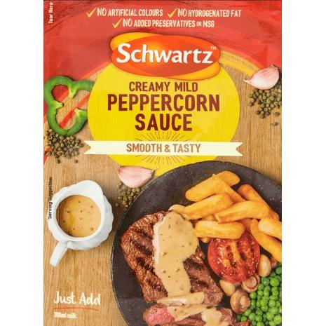 Schwartz Sachets - Mild Creamy Peppercorn 6 x 25g