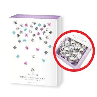 X IB - PP52 - Poshpin Milk Chocolate Truffles with a Creamy Centre White Carton 6 x