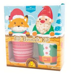 Fox & Gnomes Hot Chocolate & Marshmallows Cup Set  PP54