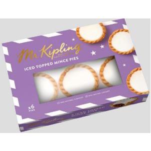 Cakes Mr. Kipling Iced Top Fruit Mince Pies