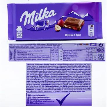 Milka Nuts & Raisins