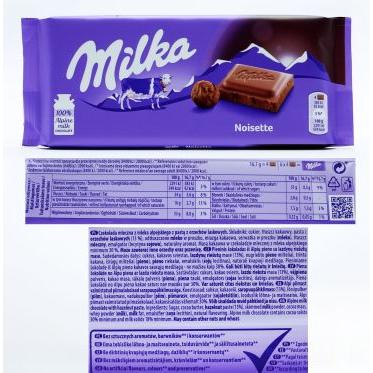 S - Milka Noisette 23 x