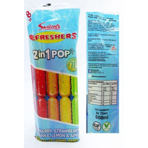 Swizzels Matlow Refreshers 2-in-1 Ice Pops