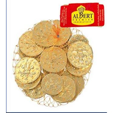 Albert Foiled UK Chocolate Coins in Net