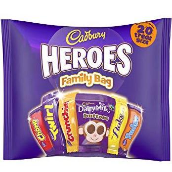 Cadbury Heroes Party Pack Treat Size