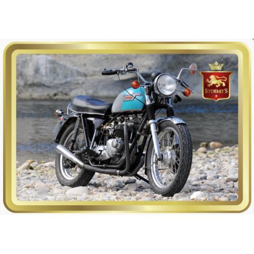 Stewarts Shortbread - 1970s Triumph Bonneville Motorbike 6 x