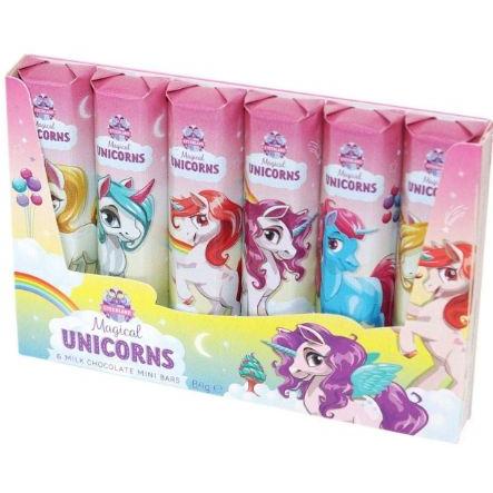 X Steenland Magical Unicorns Mini Chocolate Bars 12 x