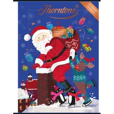 Thorntons Child Santa Advent Calendar 16 x 93g