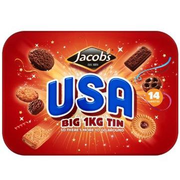 USA Assorted Christmas Tin