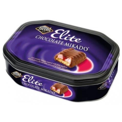 Chocolate Mikado Christmas Tin