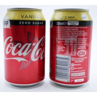 Coca Cola Zero Sugar Vanilla