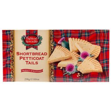X Highland Speciality Petticoat Tails Tartan Shortbread Gift Box 12 x  150122