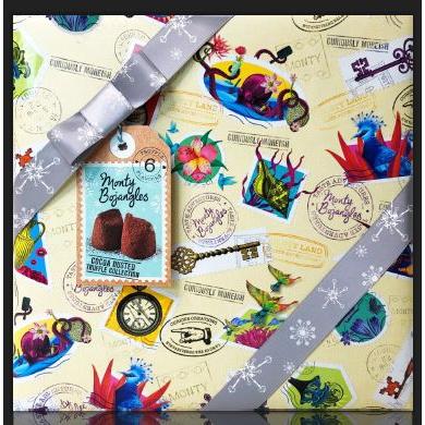 X Monty Bojangles Travel Adventures Large Gift Wrapped Box 8 x  MB828