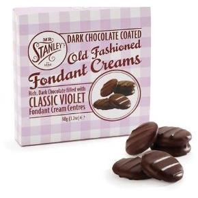 X Mr Stanleys Confections Violet Fondant Cremes 12 x  GCC343