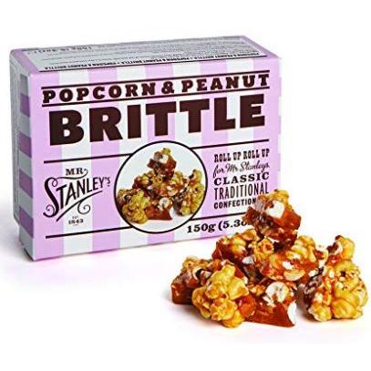 X Mr Stanleys Confections Popcorn & Peanut Brittle 12 x  GCC917