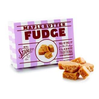X Mr Stanleys Confections Maple Fudge 12 x  GCC214