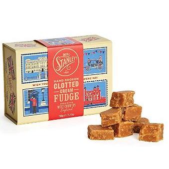 Mr Stanleys Confections London Postcard Clotted Cream Fudge 6 x 150g