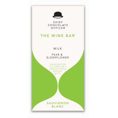 The Wine Bar - Milk Chocolate - Pear & Elderflower - Sauvignon Blanc