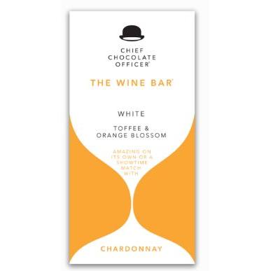 The Wine Bar - White Chocolate - Toffee & Orange - Chardonnay 15 x 150g