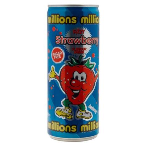 Millions Sugar-Free Strawberry Fizzy Drink