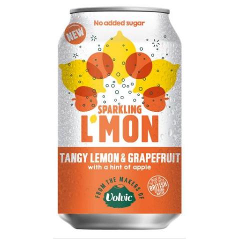 Volvic L'Mon Lemon & Grapefruit Sugar-Free 12 x 300mL