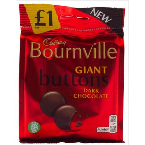 Cadbury Bournville Dark Giant Buttons Pouch