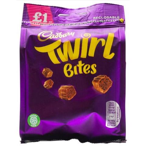 Cadbury Twirl Bites Pouch