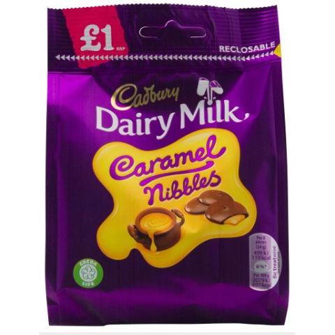 Cadbury Caramel Nibbles Pouch